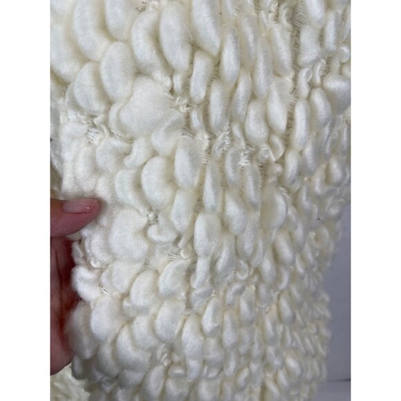 Miha Vest Textured Wool Boho Festival Suede Asymmetrical Vest Women’s Size Small - Picture 5 of 9